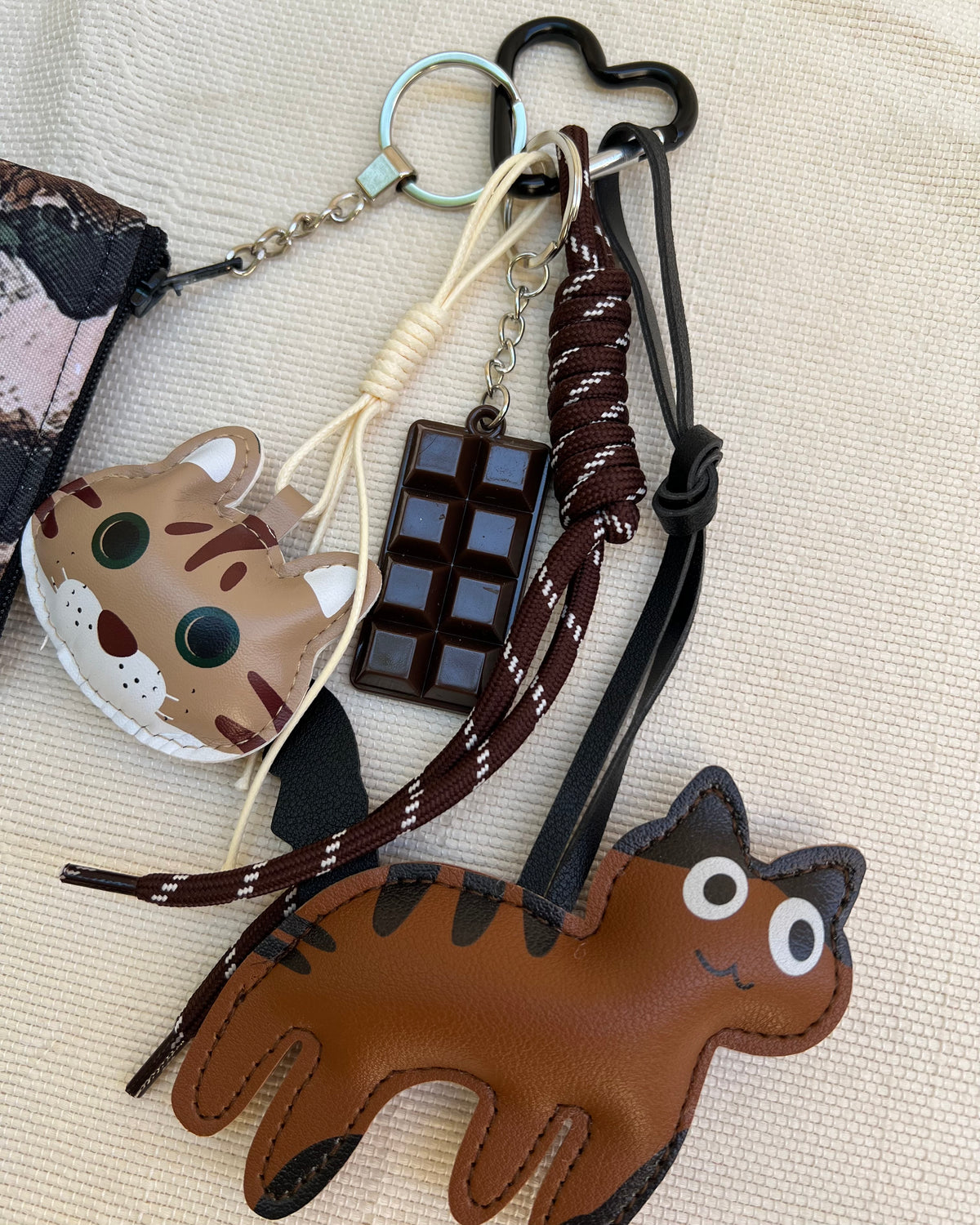 Choco Cat Coin Pouch Charm