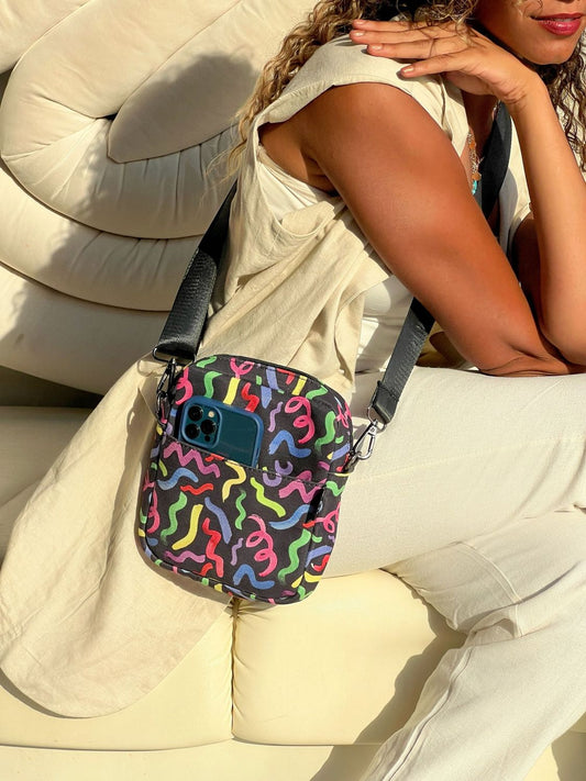 Crazy Doodles Mini Cross Bag