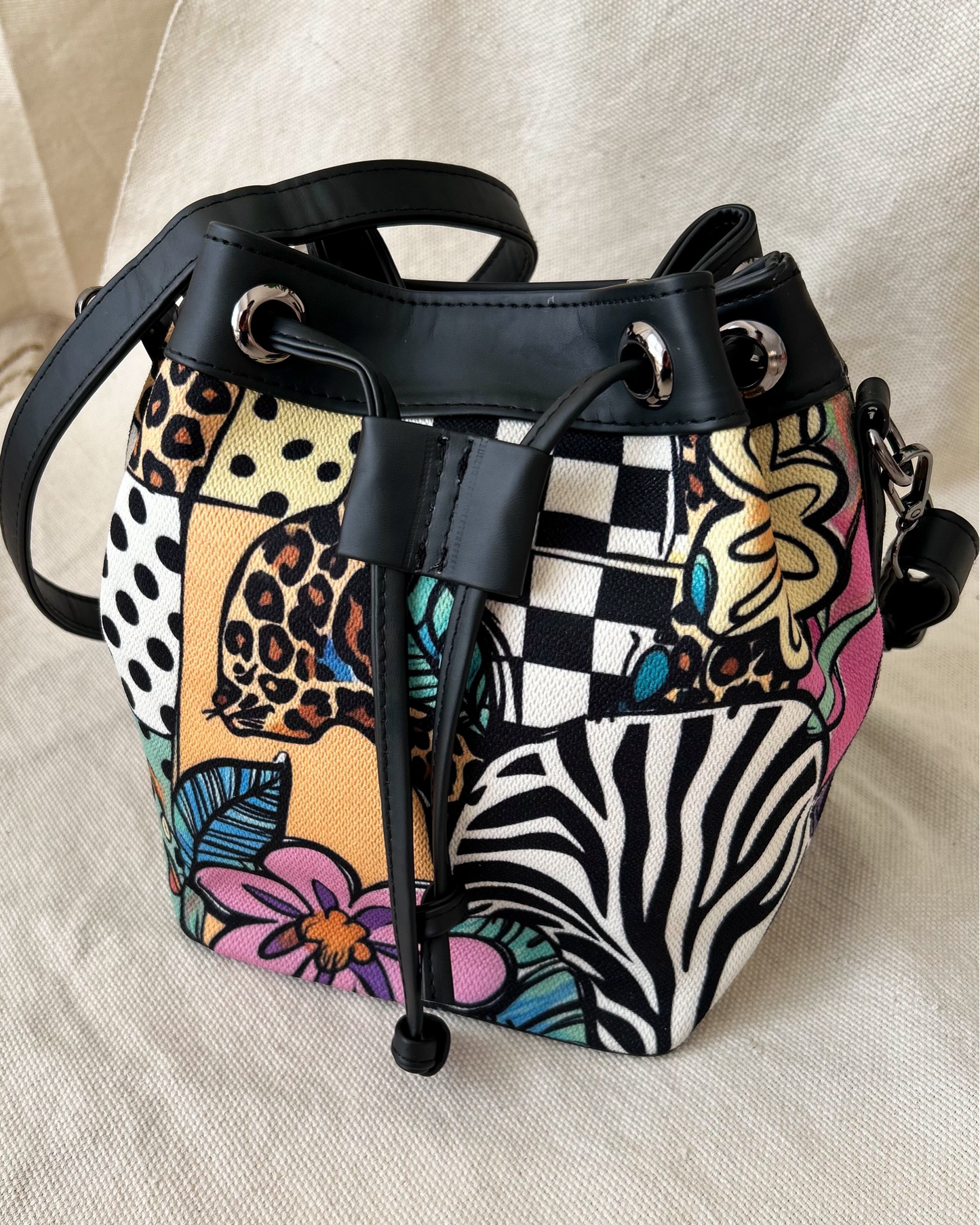 Safari Chic Bucket Bag