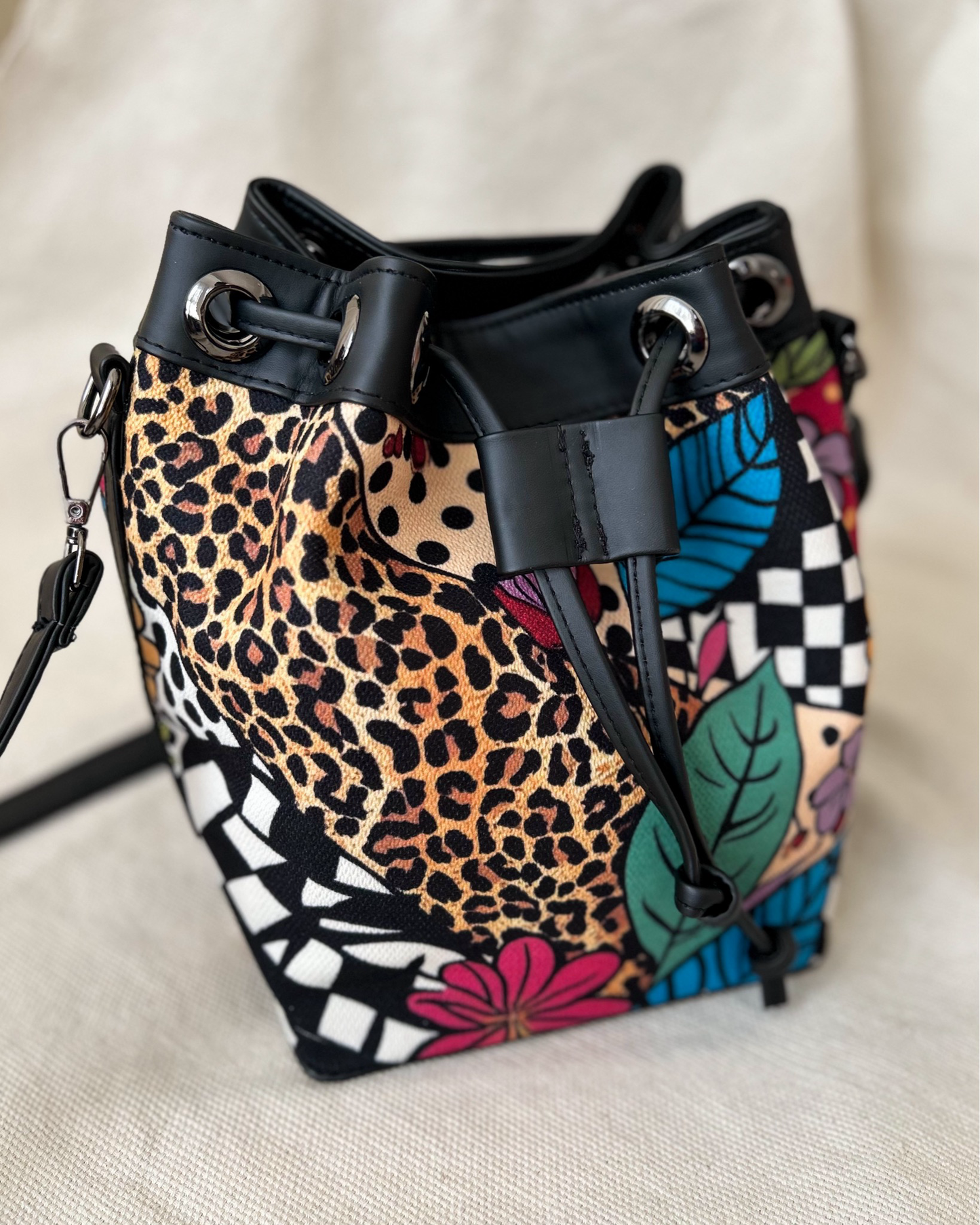 Wild Blooms Bucket Bag