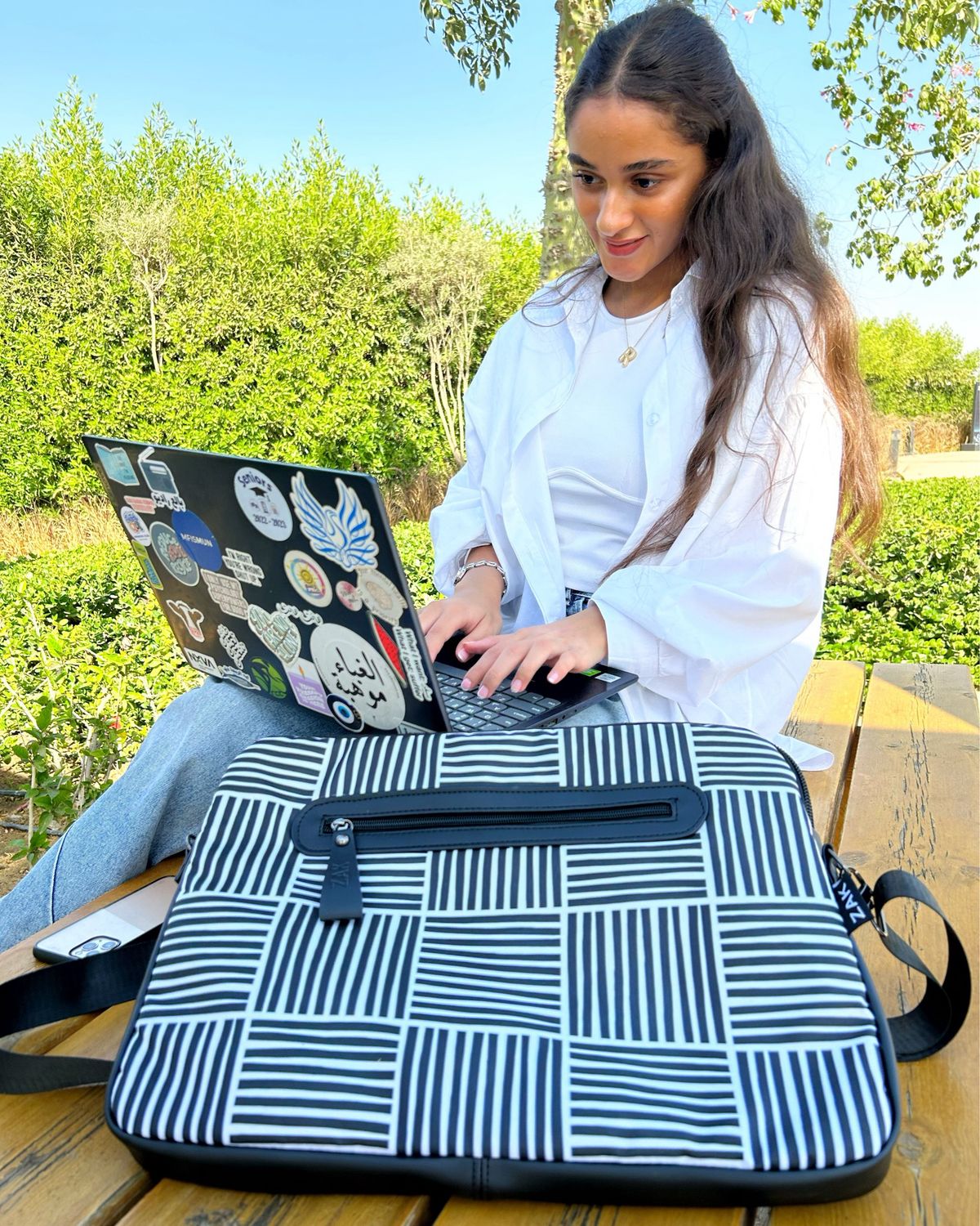 Monochrome Laptop Bag