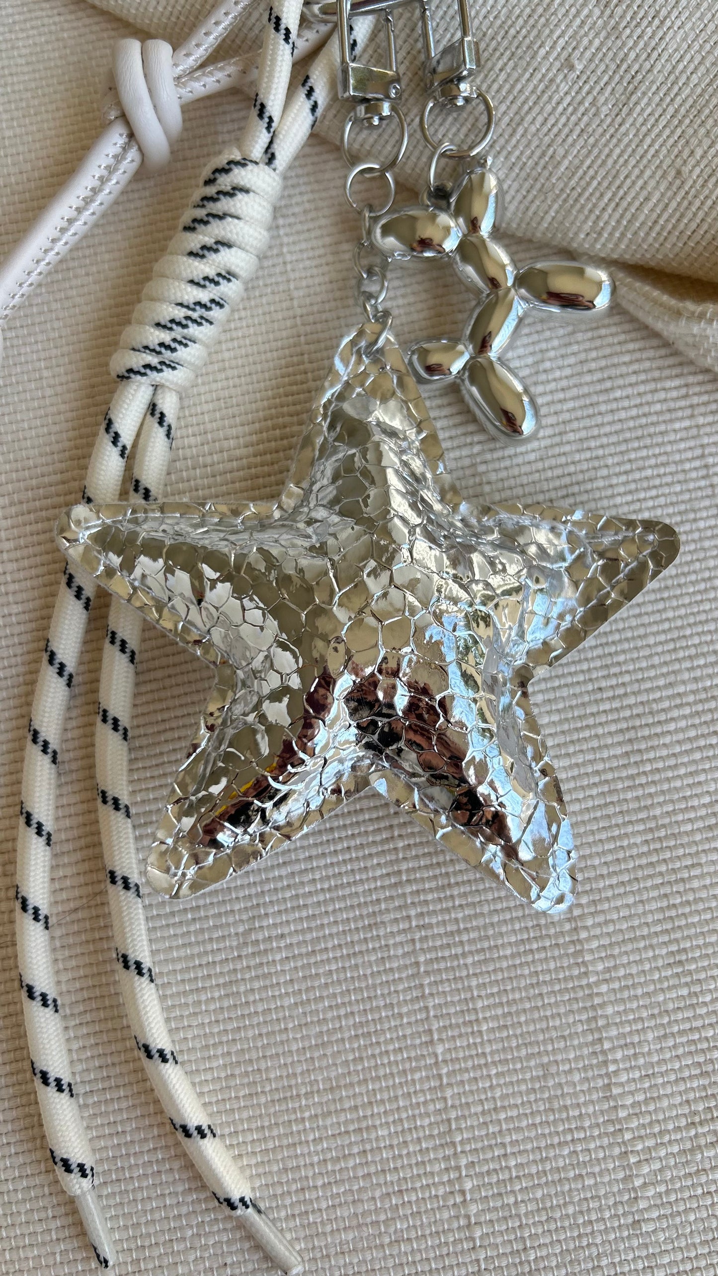 Chrome Star Charm