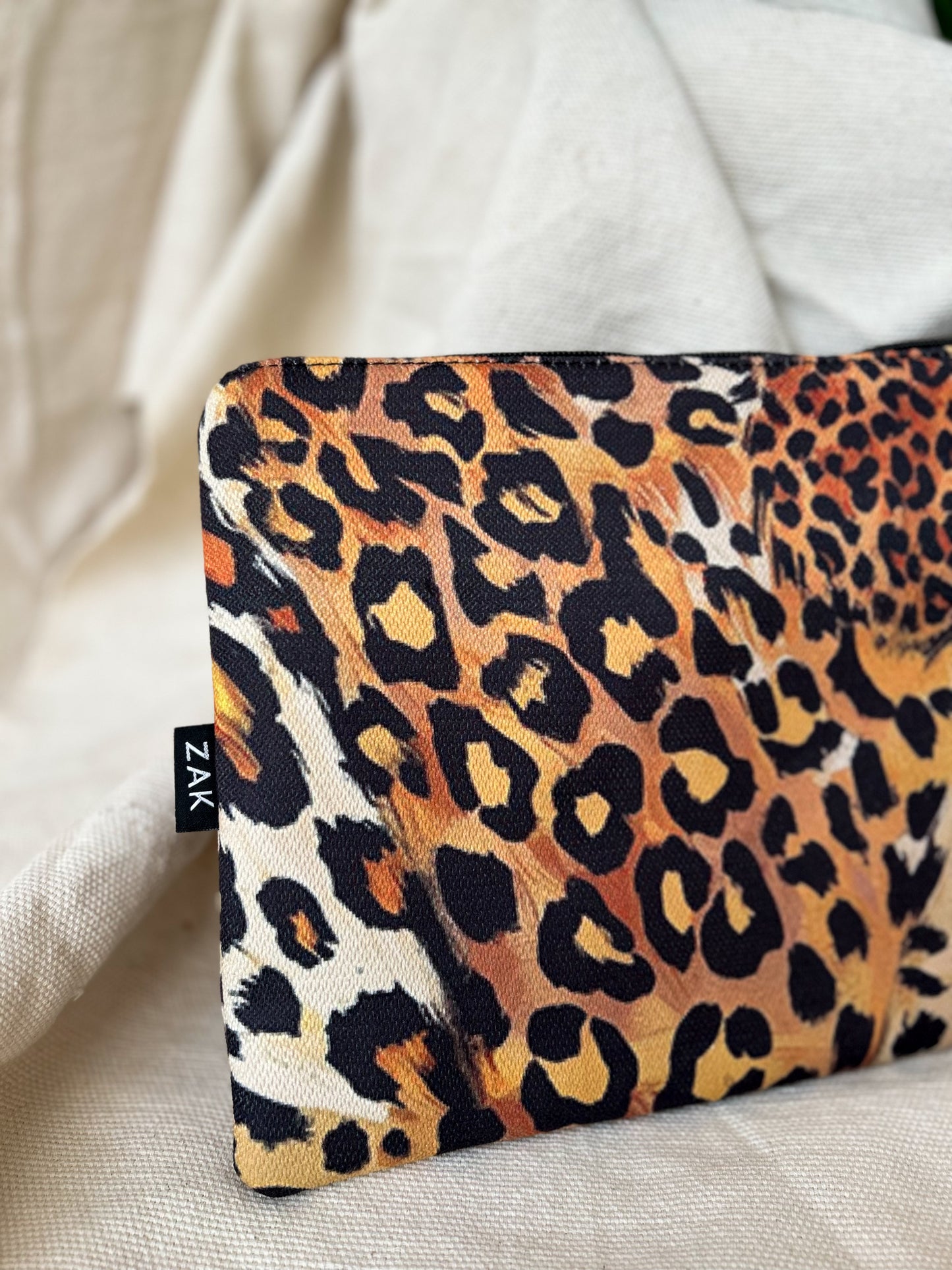 Light Leopard Clutch