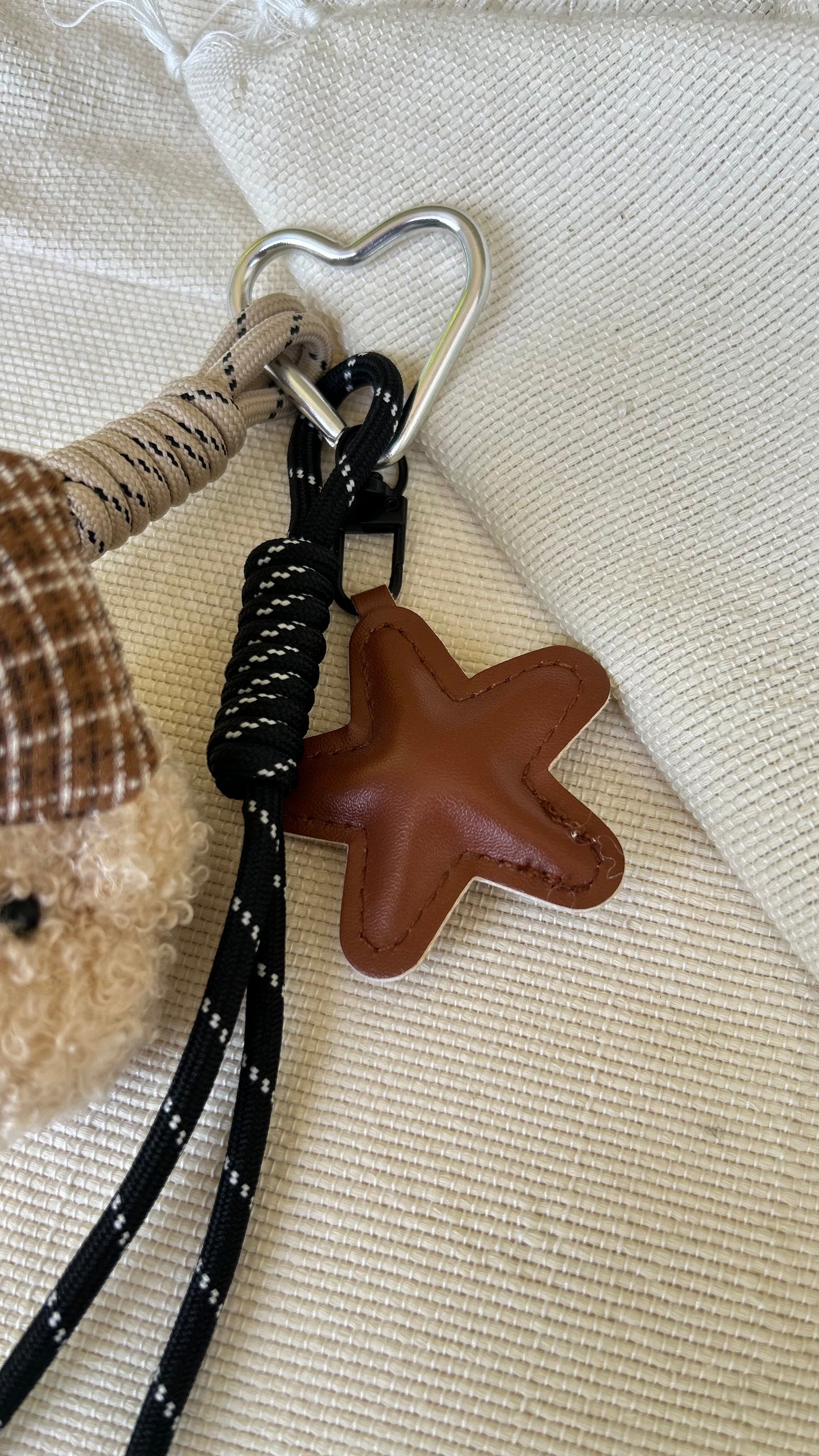 Beige Bear Charm