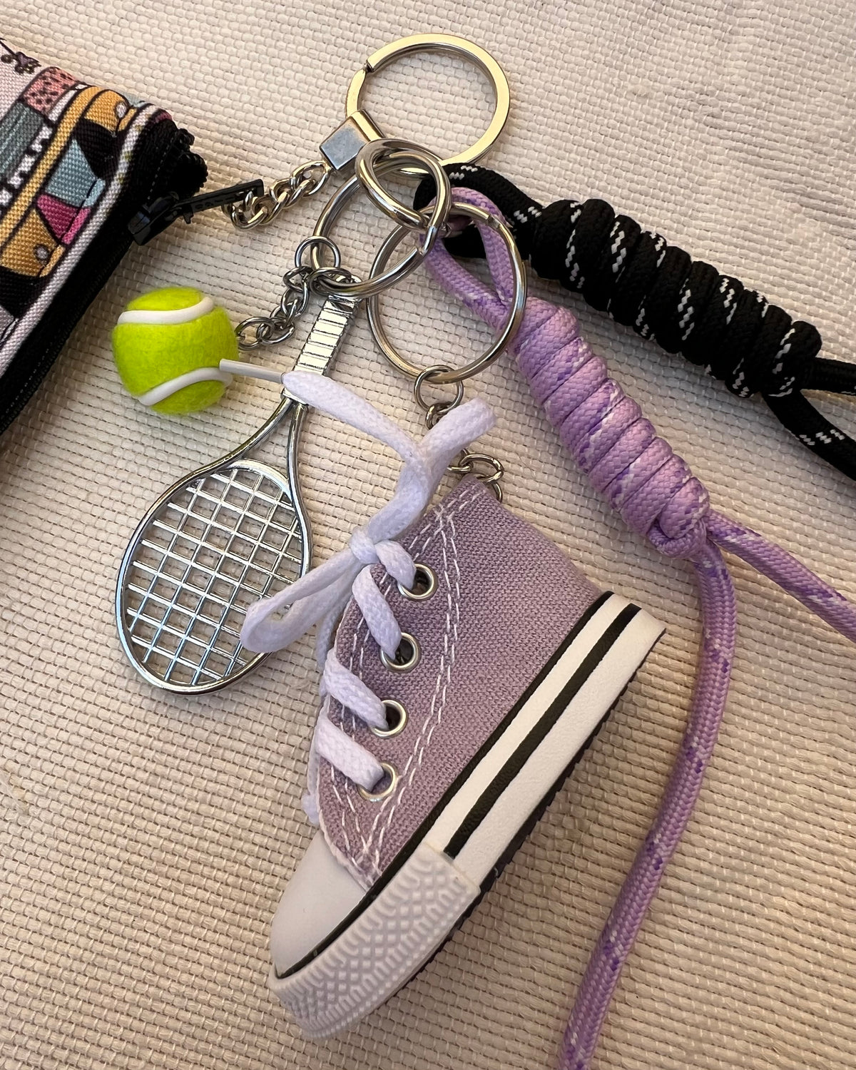 Purple Converse Coin Pouch Charm