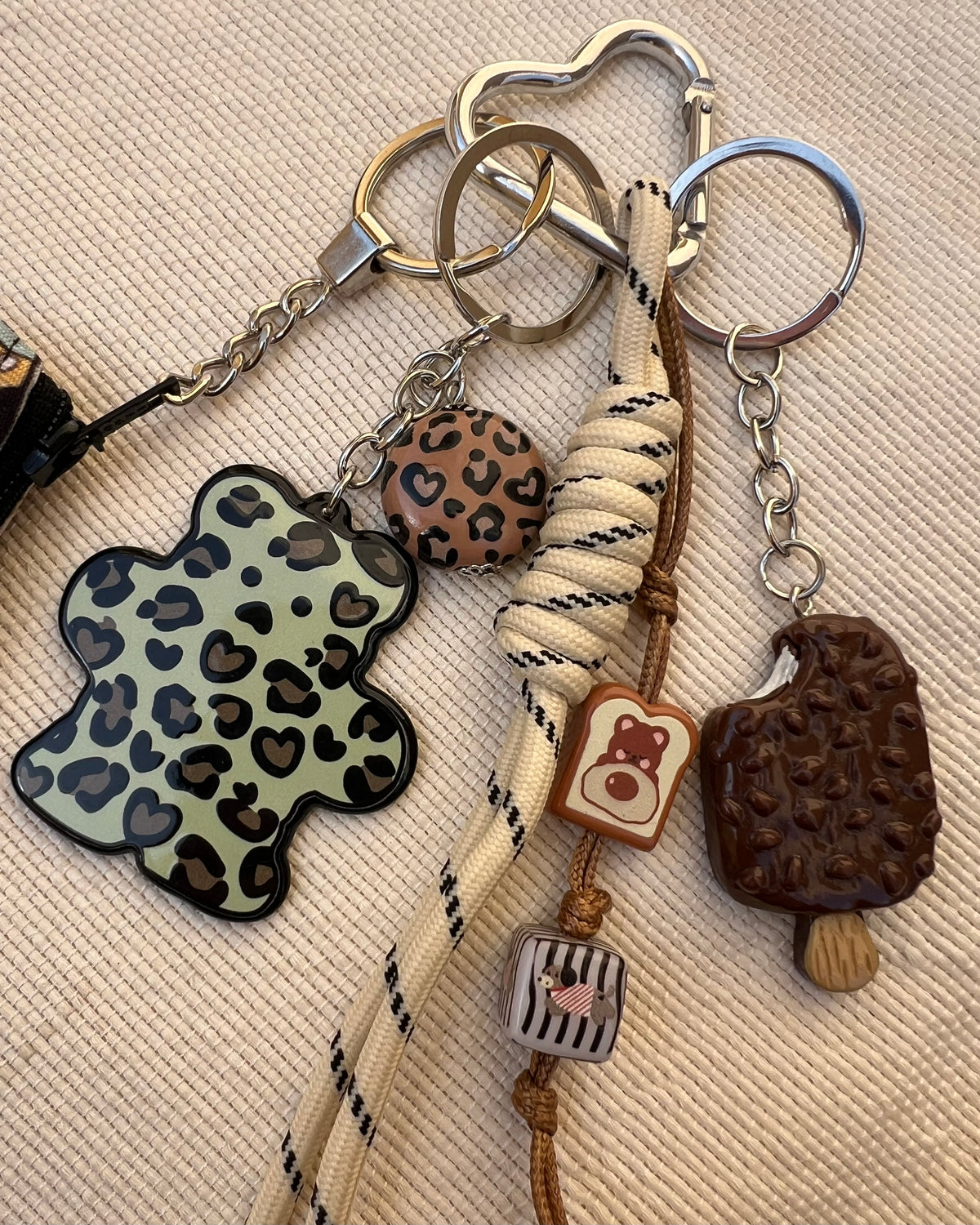 Ice cream Teddy Coin Pouch Charm
