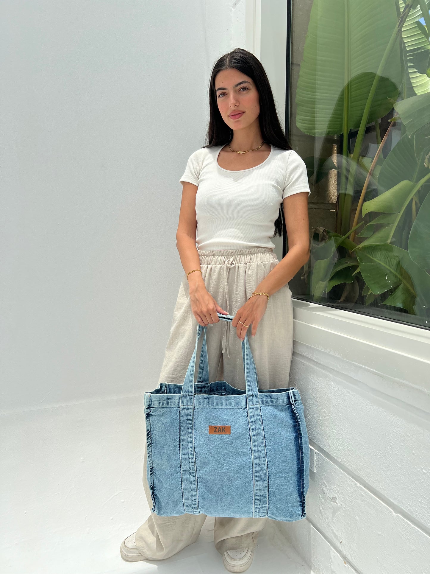 Onda Everyday Tote - Light Denim