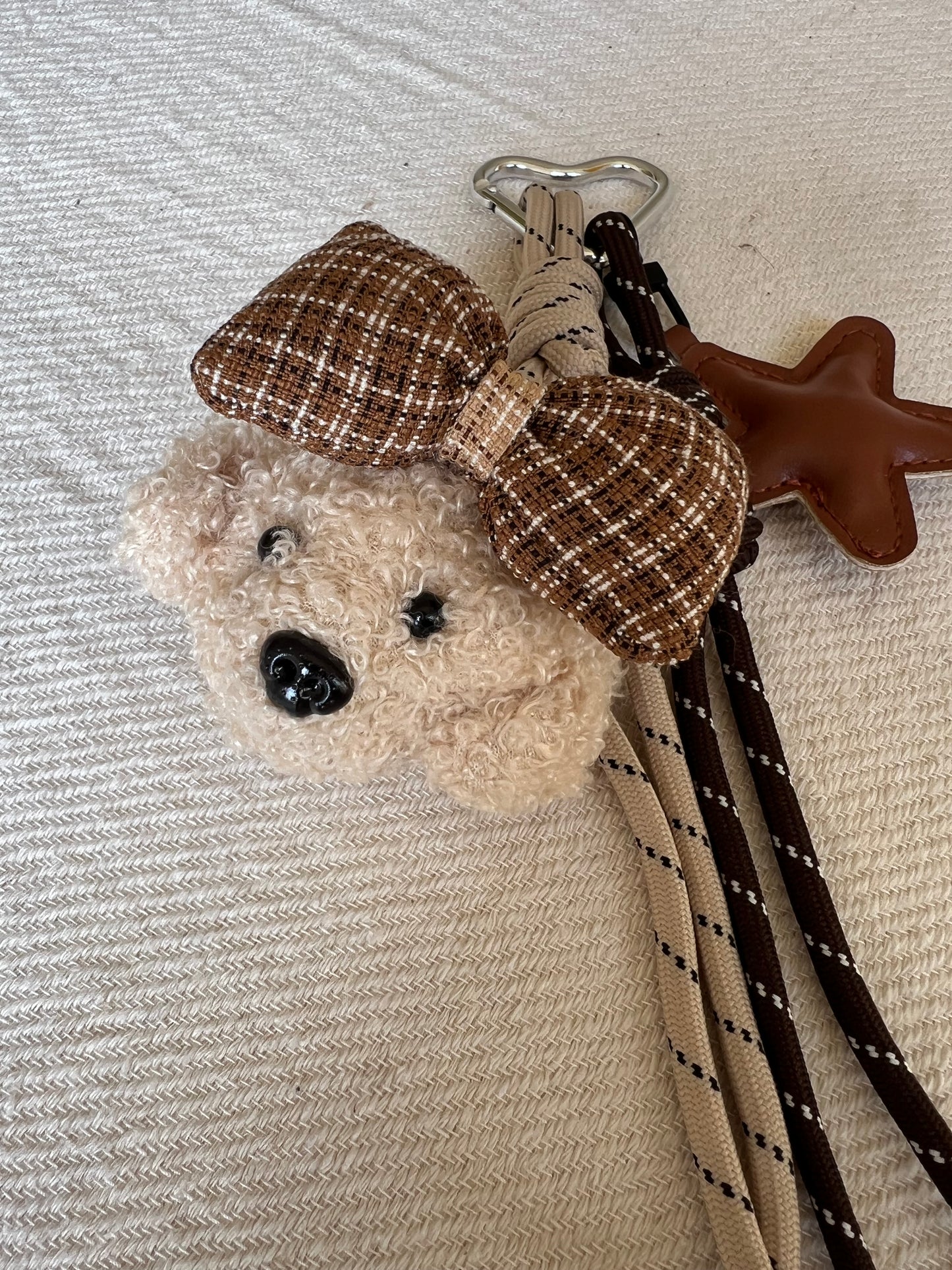 Havana Bow Teddy Charm