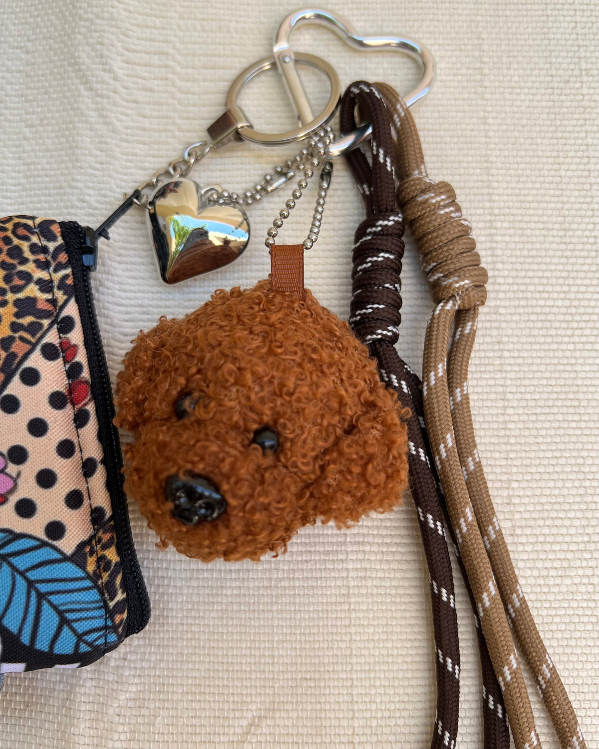 Teddy Coin Pouch Charm