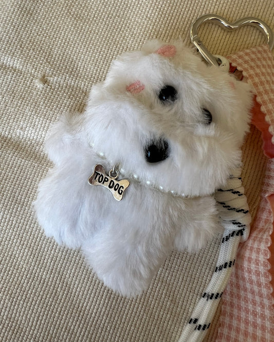 Snowy Pup Charm