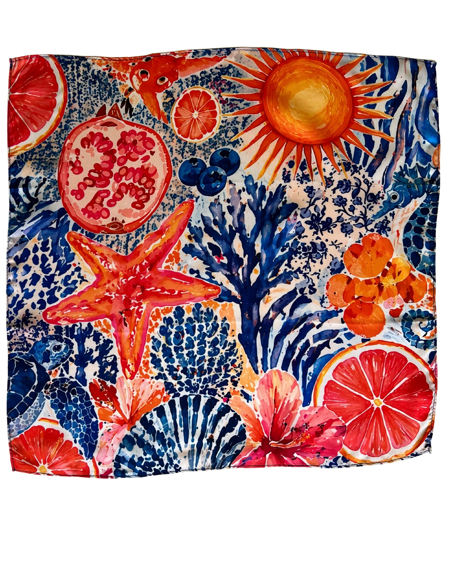 Star Fish Large Scarf