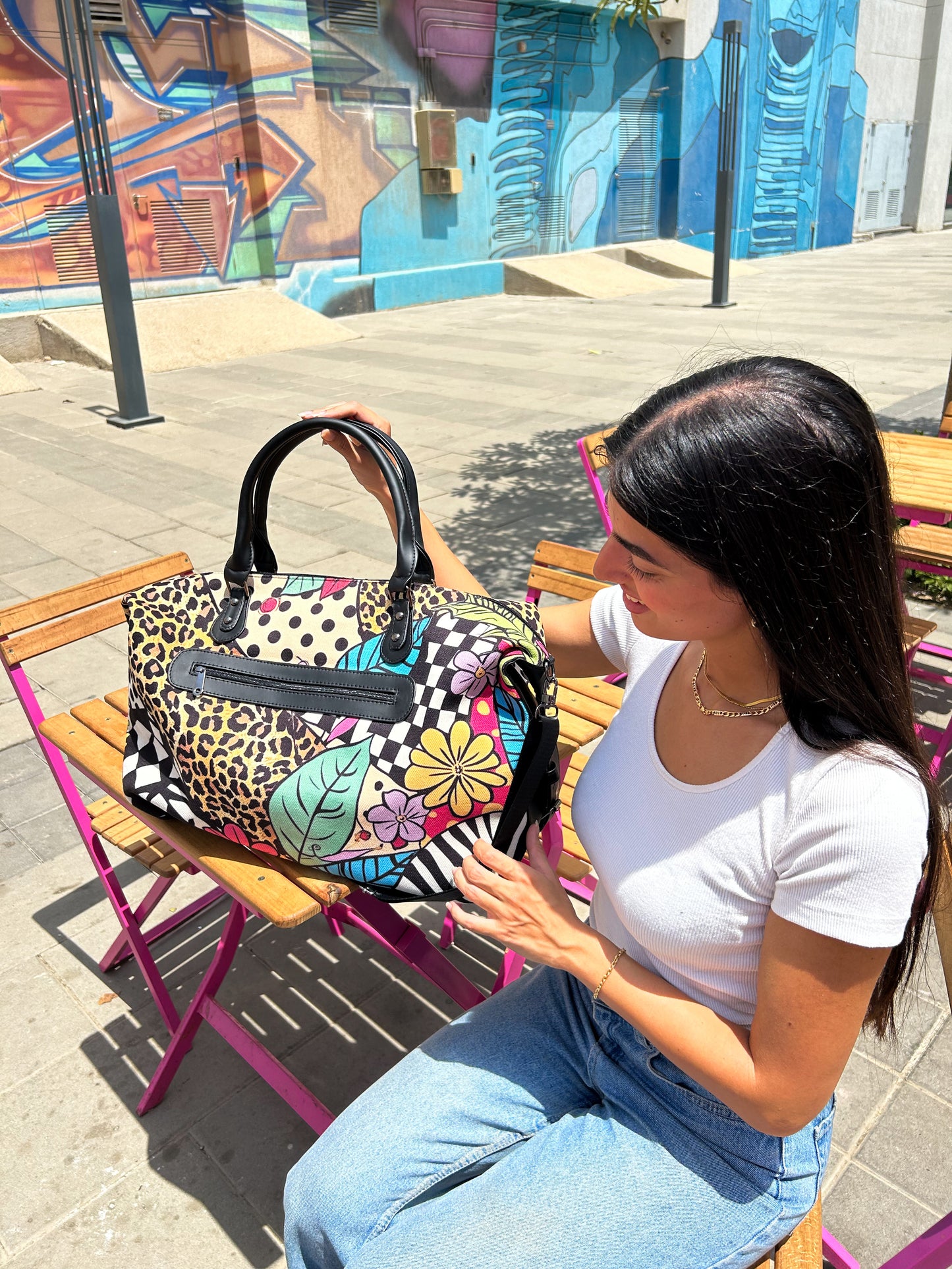 Wild Blooms Duffle Bag