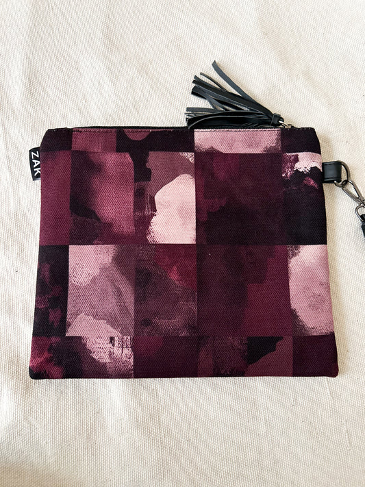 Burgundy Muse Clutch