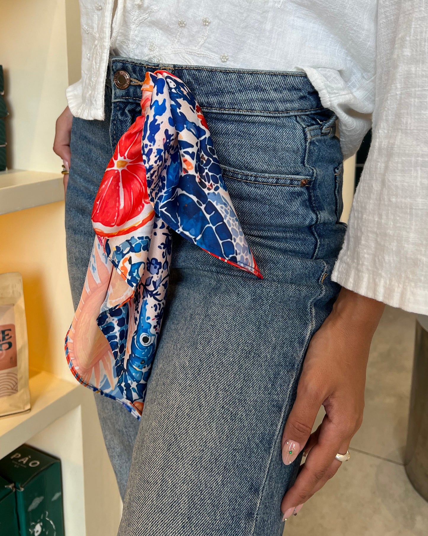 Star Fish Small Scarf