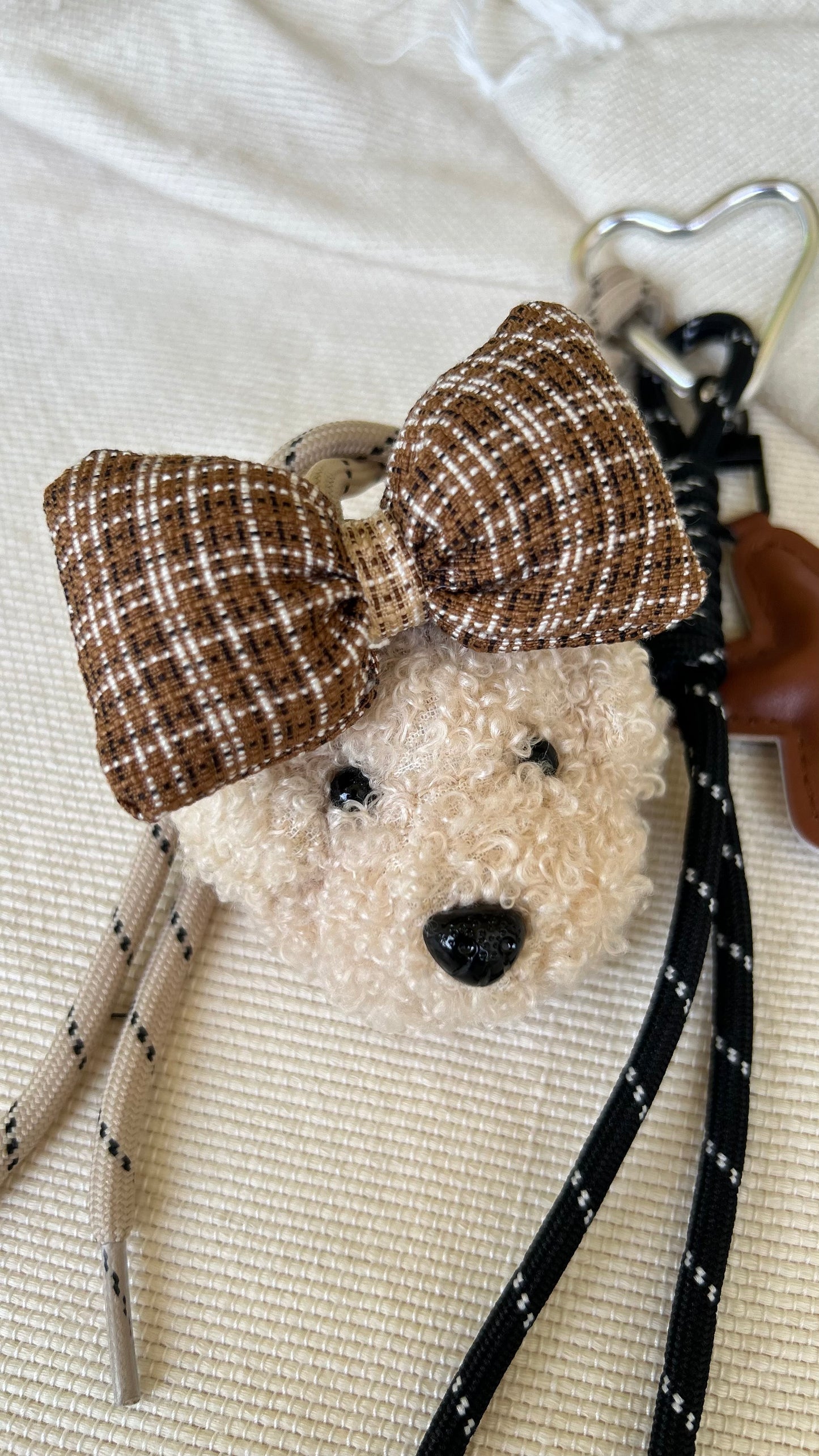 Beige Bear Charm
