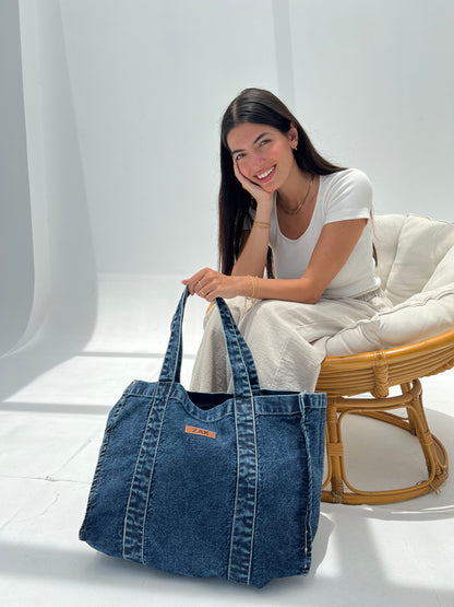 Onda Everyday Tote - Mid Denim
