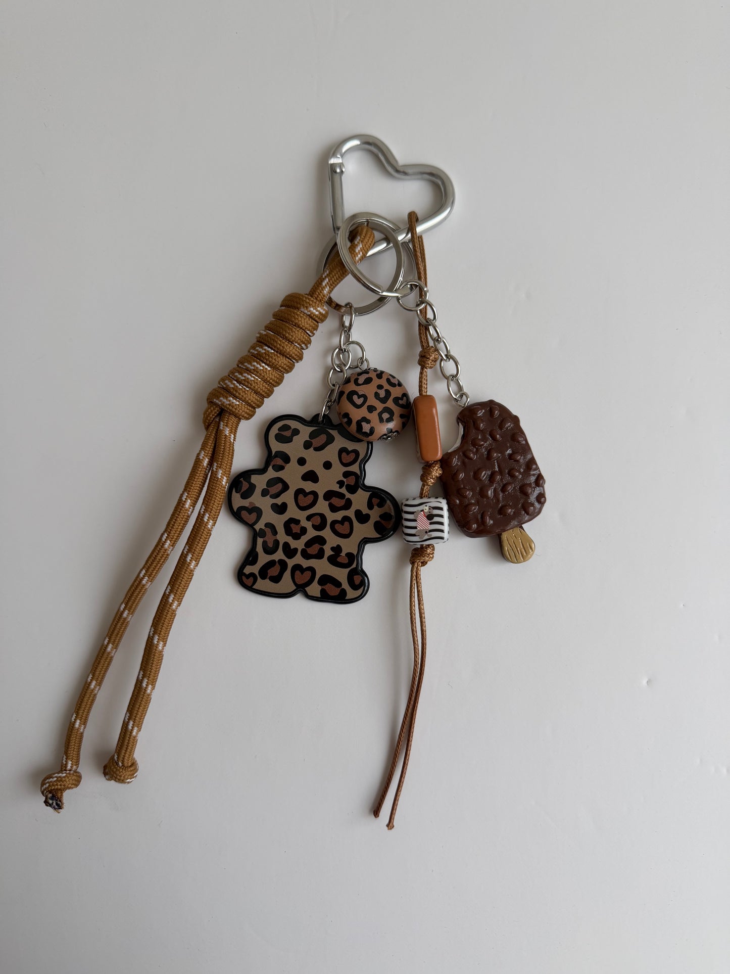 Ice cream Teddy Charm Beige