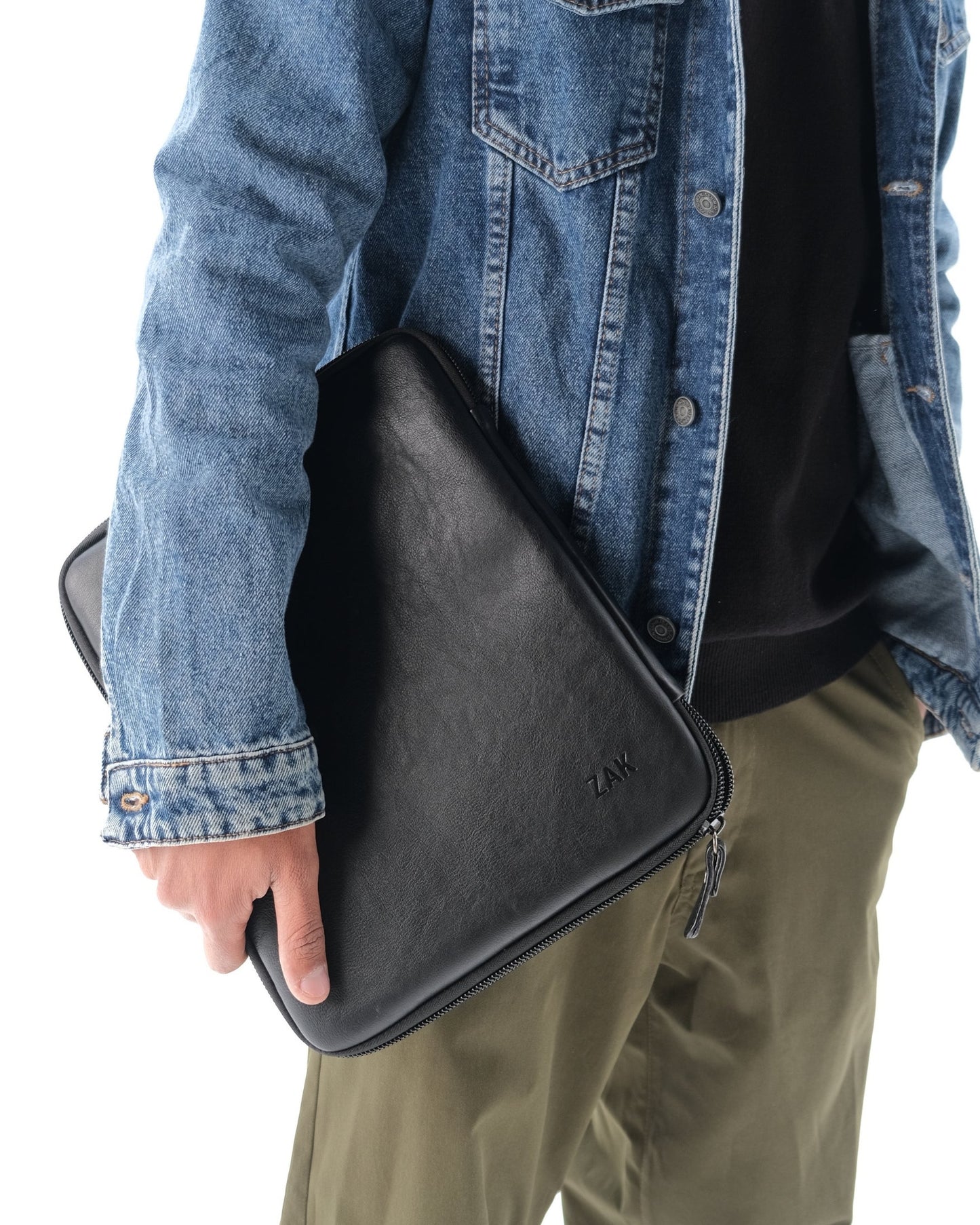 Leather Tablet Cover - Black