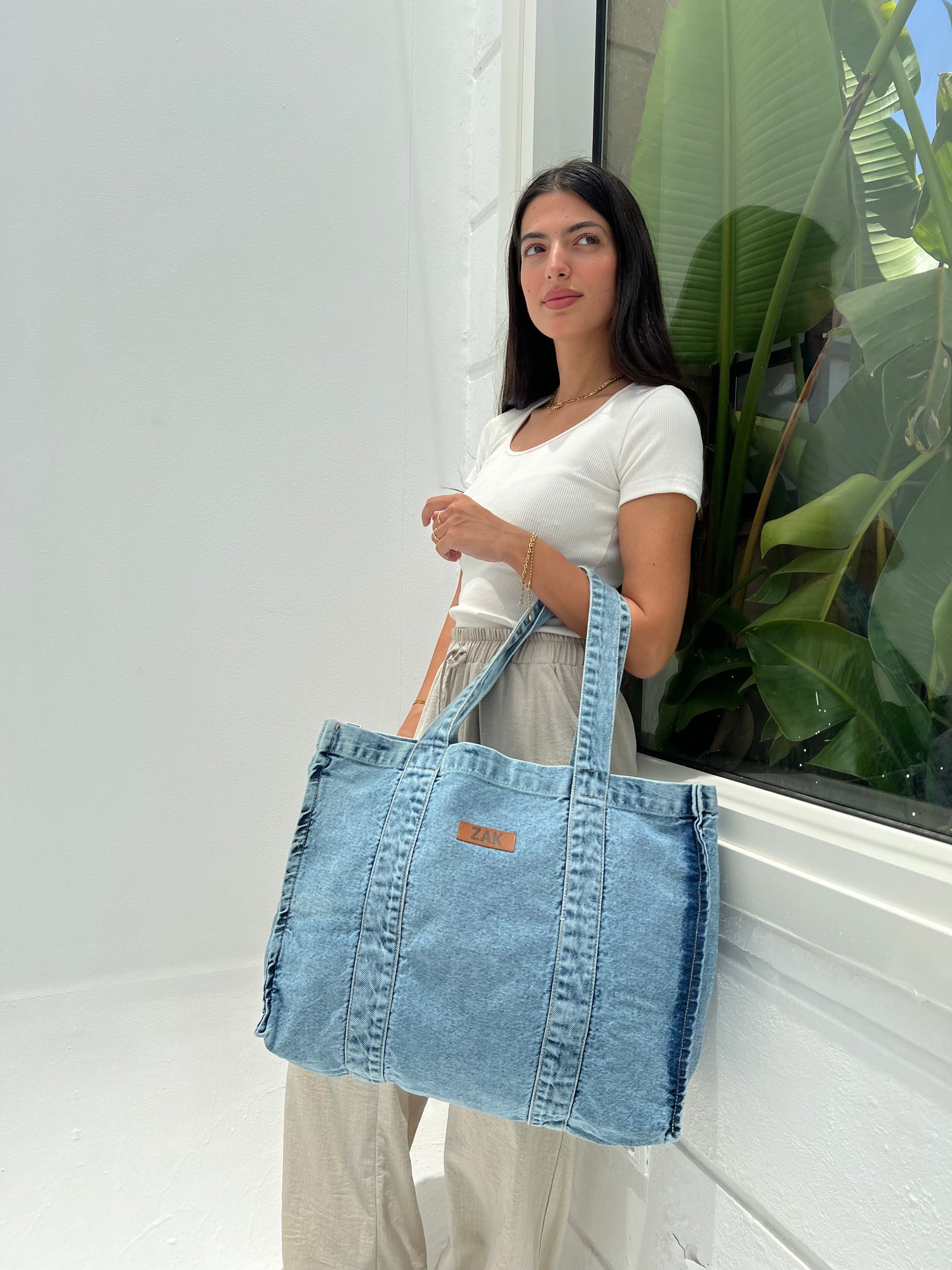 Onda Everyday Tote - Light Denim