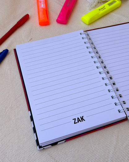 Fuchsia Fiesta Notebook