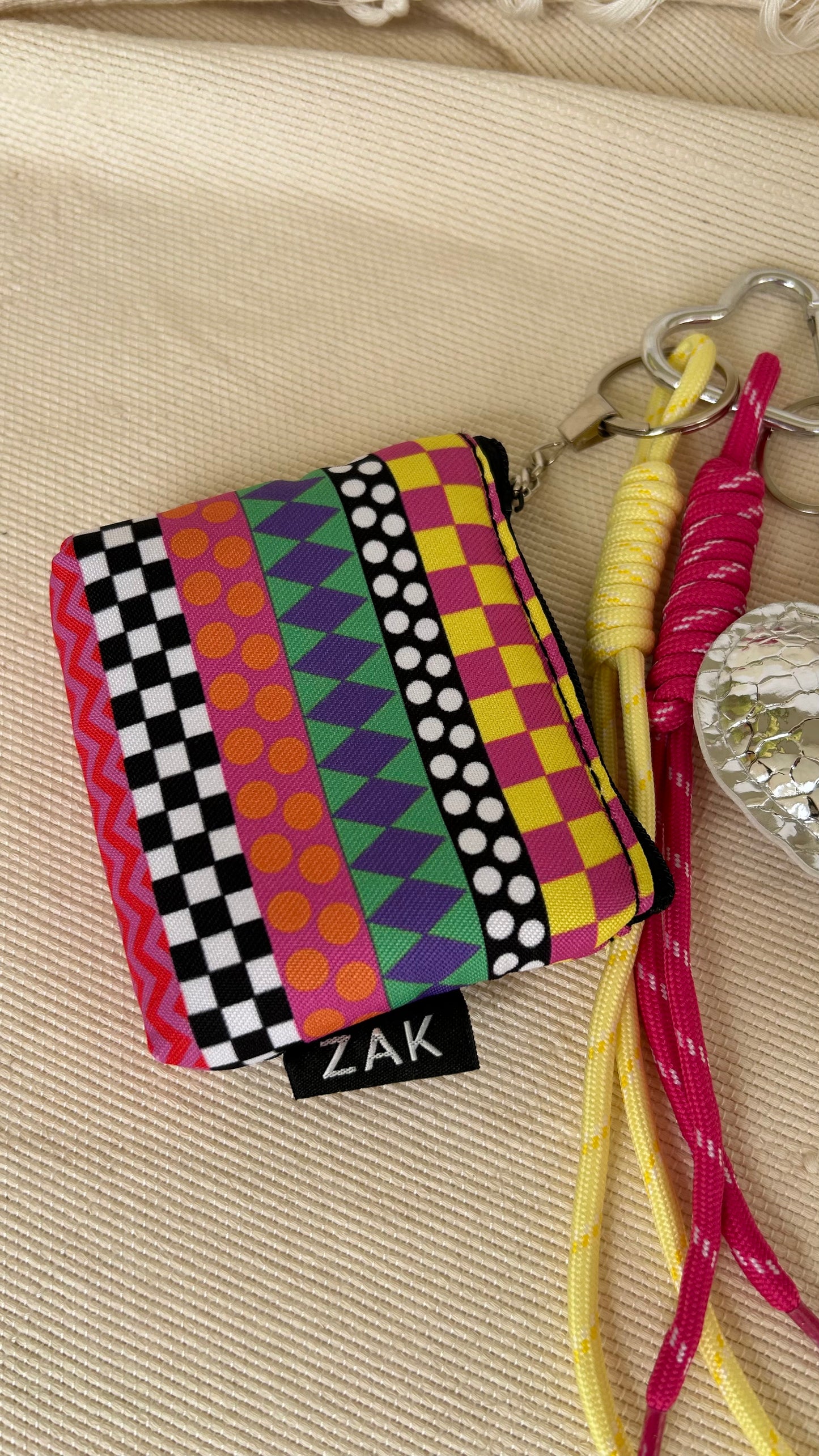 Shine Heart Coins Pouch Charm