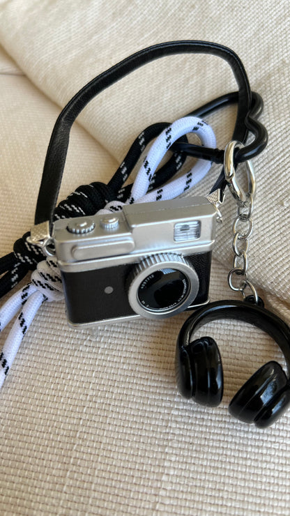 Black Flash Camera Charm