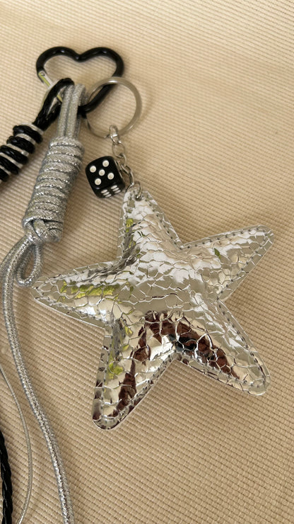 Silver Star Charm
