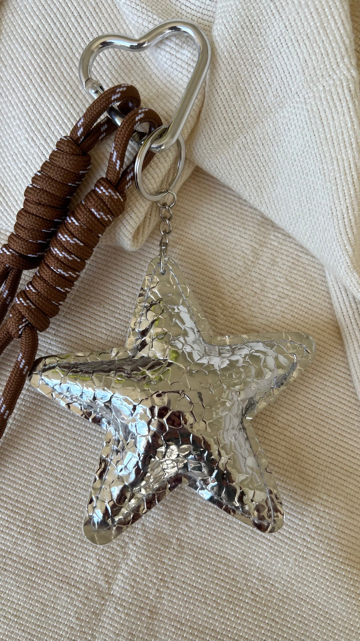 Chrome Star Charm