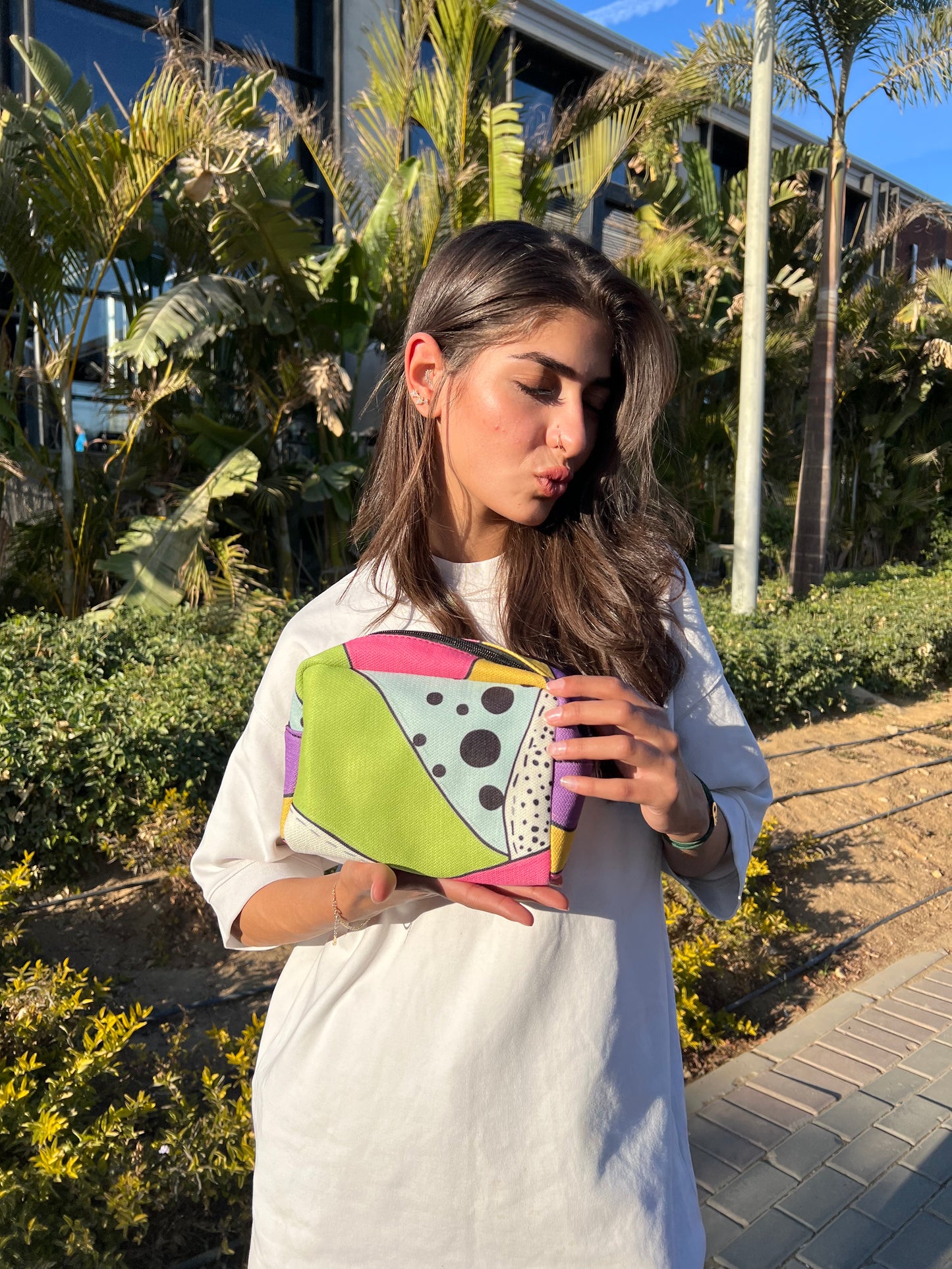 Cotton Candy Makeup Bag