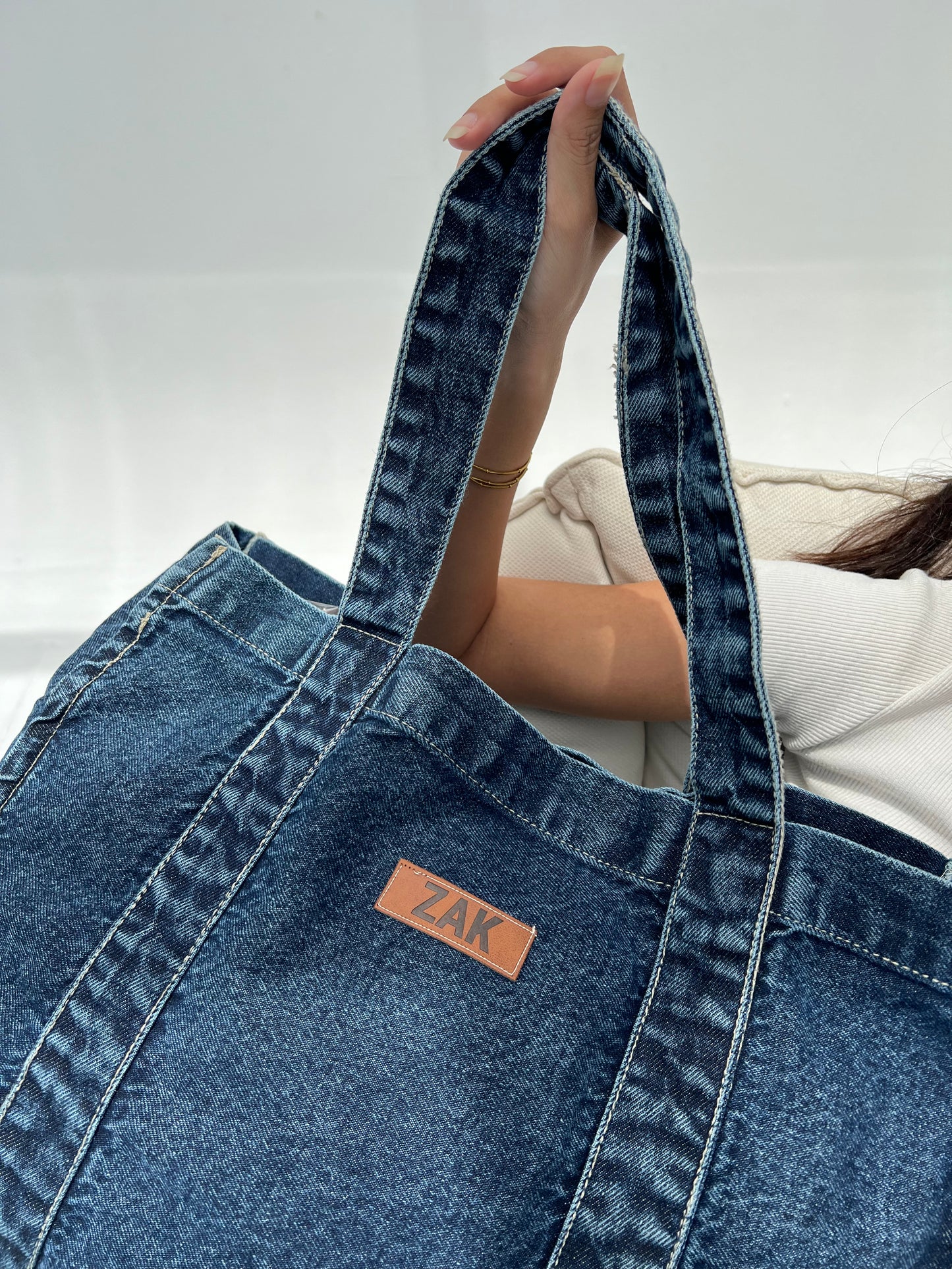 Onda Everyday Tote - Mid Denim