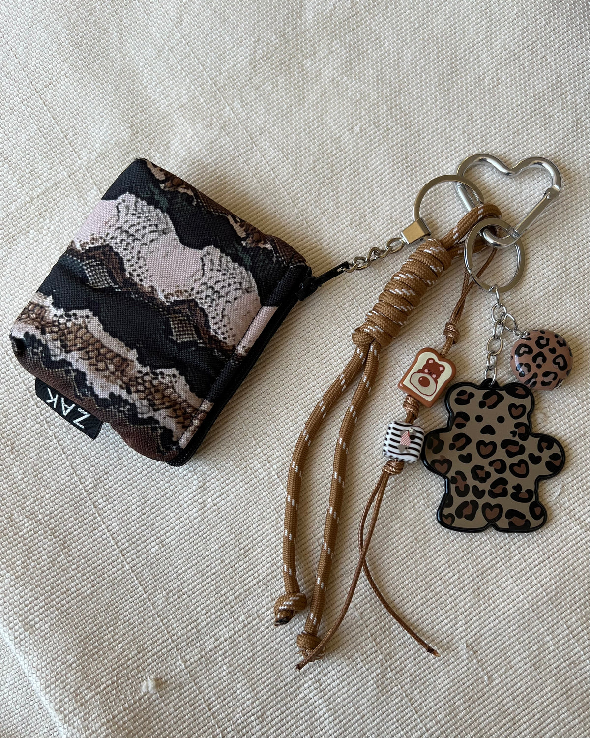 Teddy Coin Pouch Charm