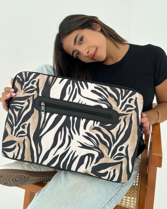 Zebra Laptop Bag