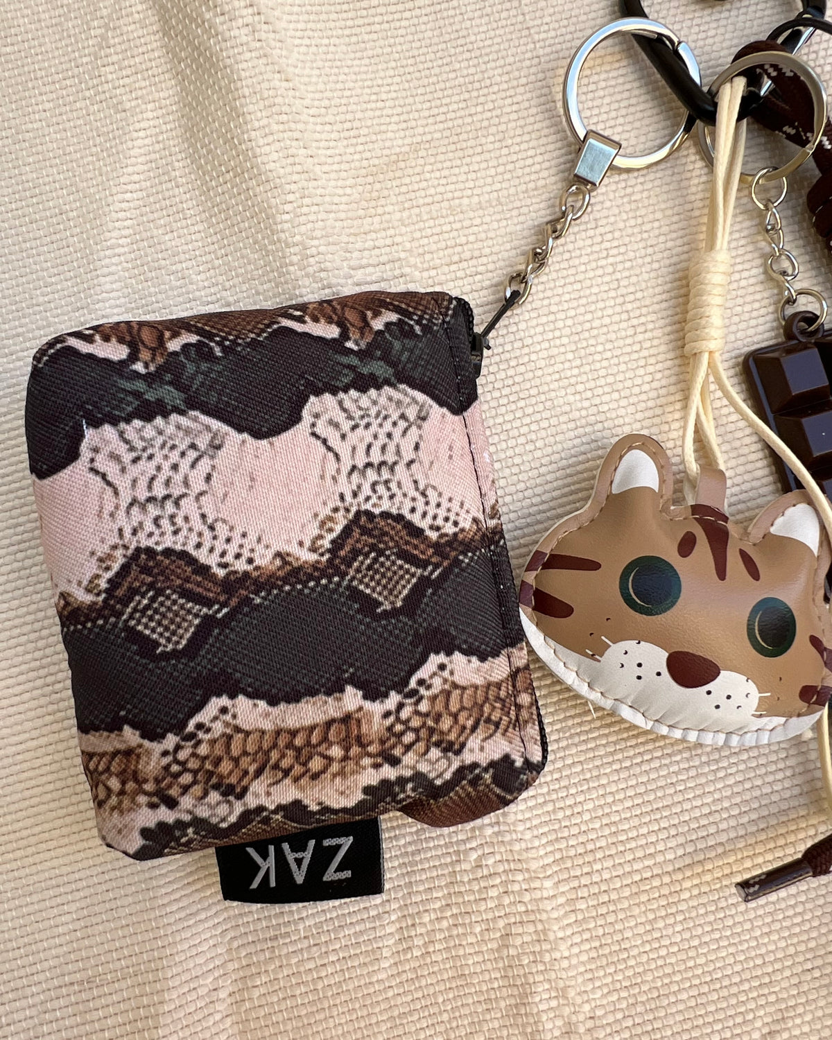 Choco Cat Coin Pouch Charm