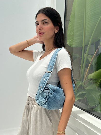 Luna Hobo - Light Denim