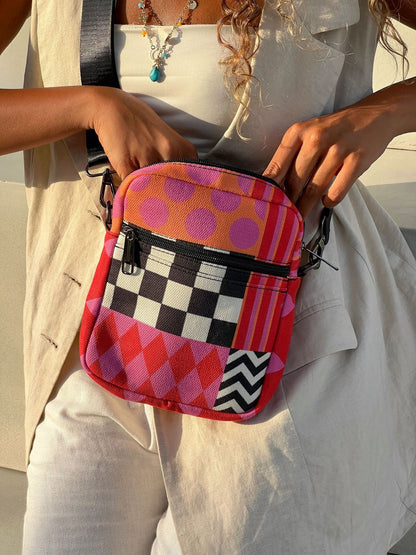 Fuchsia Fiesta Mini Cross Bag