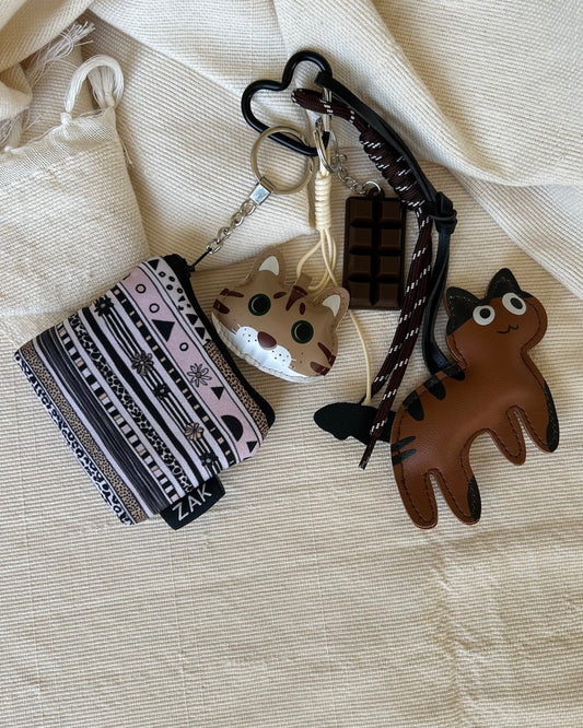 Cocoa Cat Coins Pouch Charm