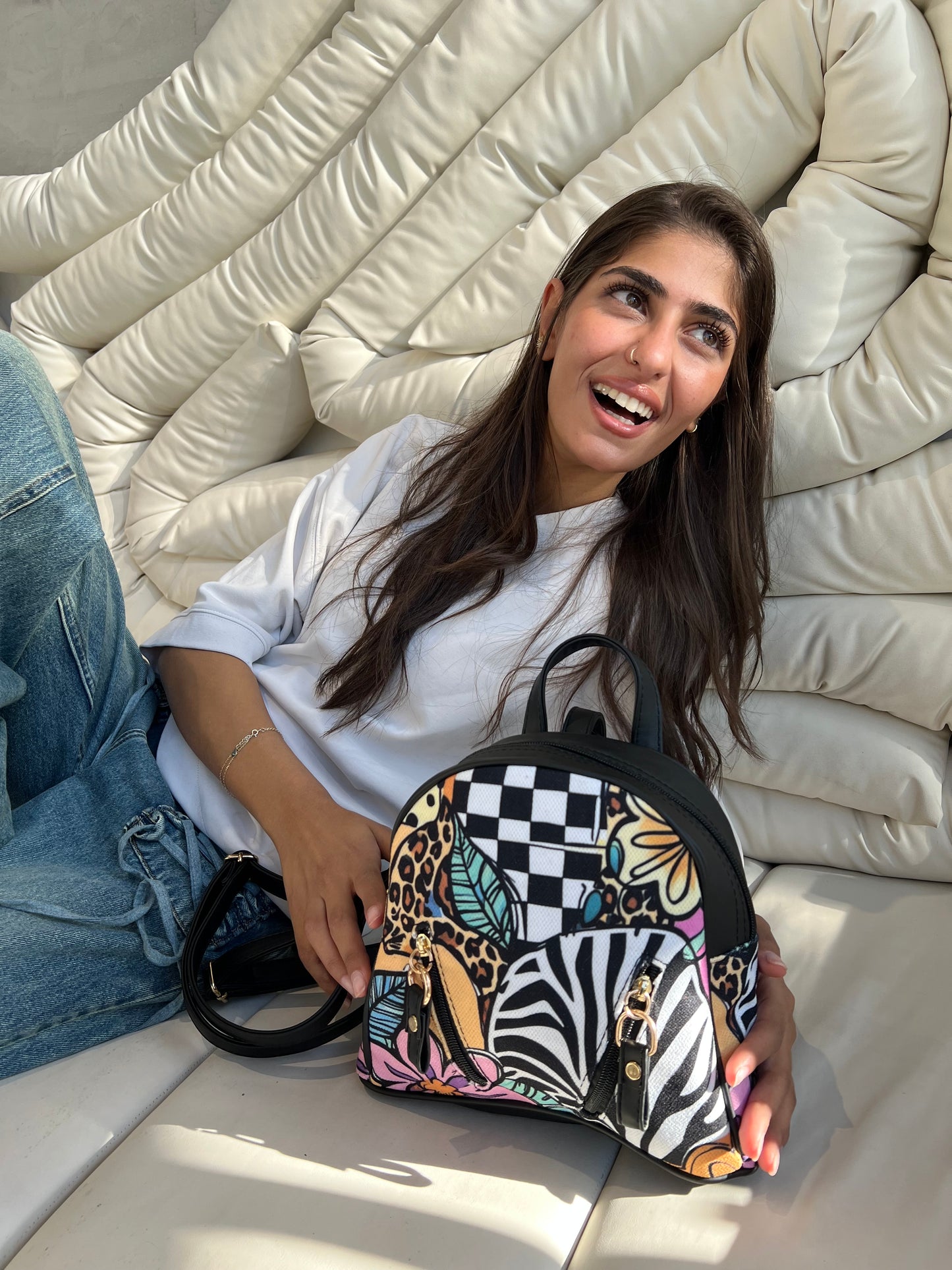 Safari Chic Mini Backpack