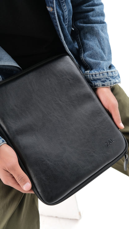 Leather Tablet Cover - Black