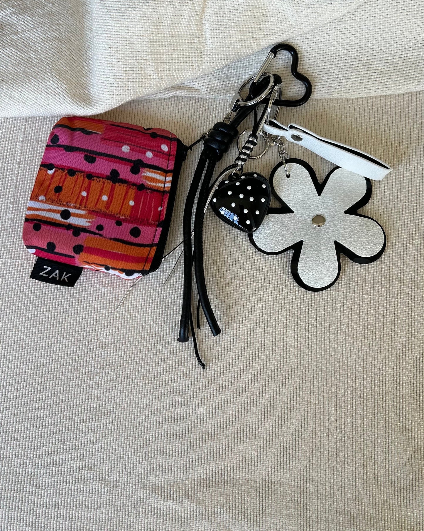 Blush Bloom Coin Pouch Charm