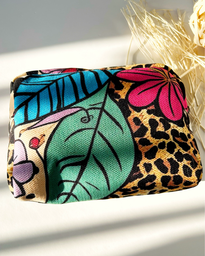 Wild Blooms Makeup Bag
