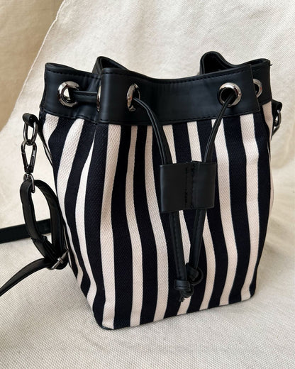 Stripes Bucket Bag