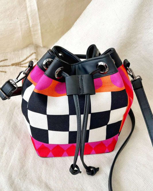 Fuchsia Fiesta Bucket Bag