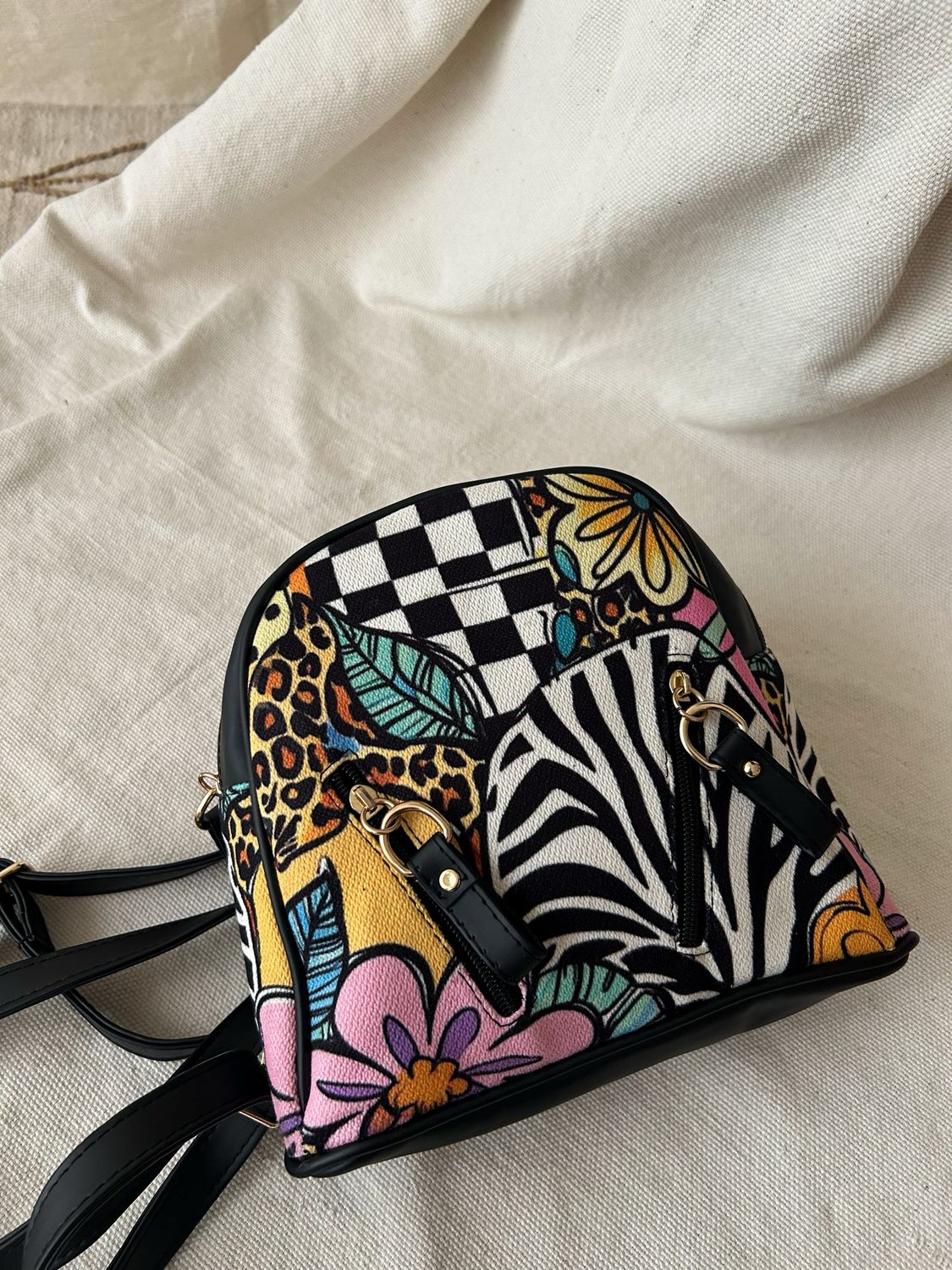 Safari Chic Mini Backpack