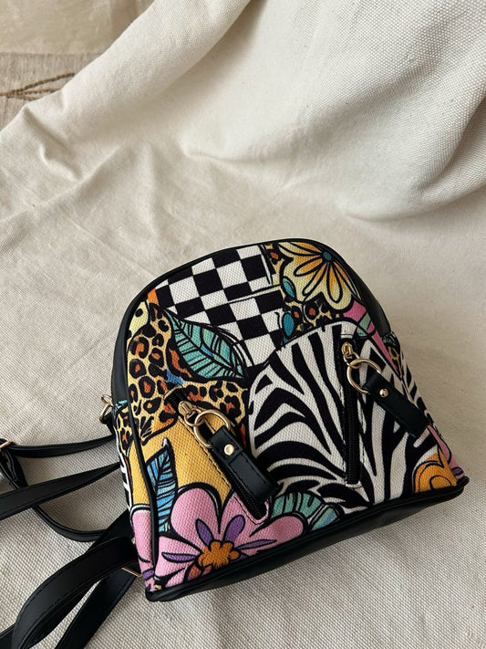 Safari Chic Mini Backpack