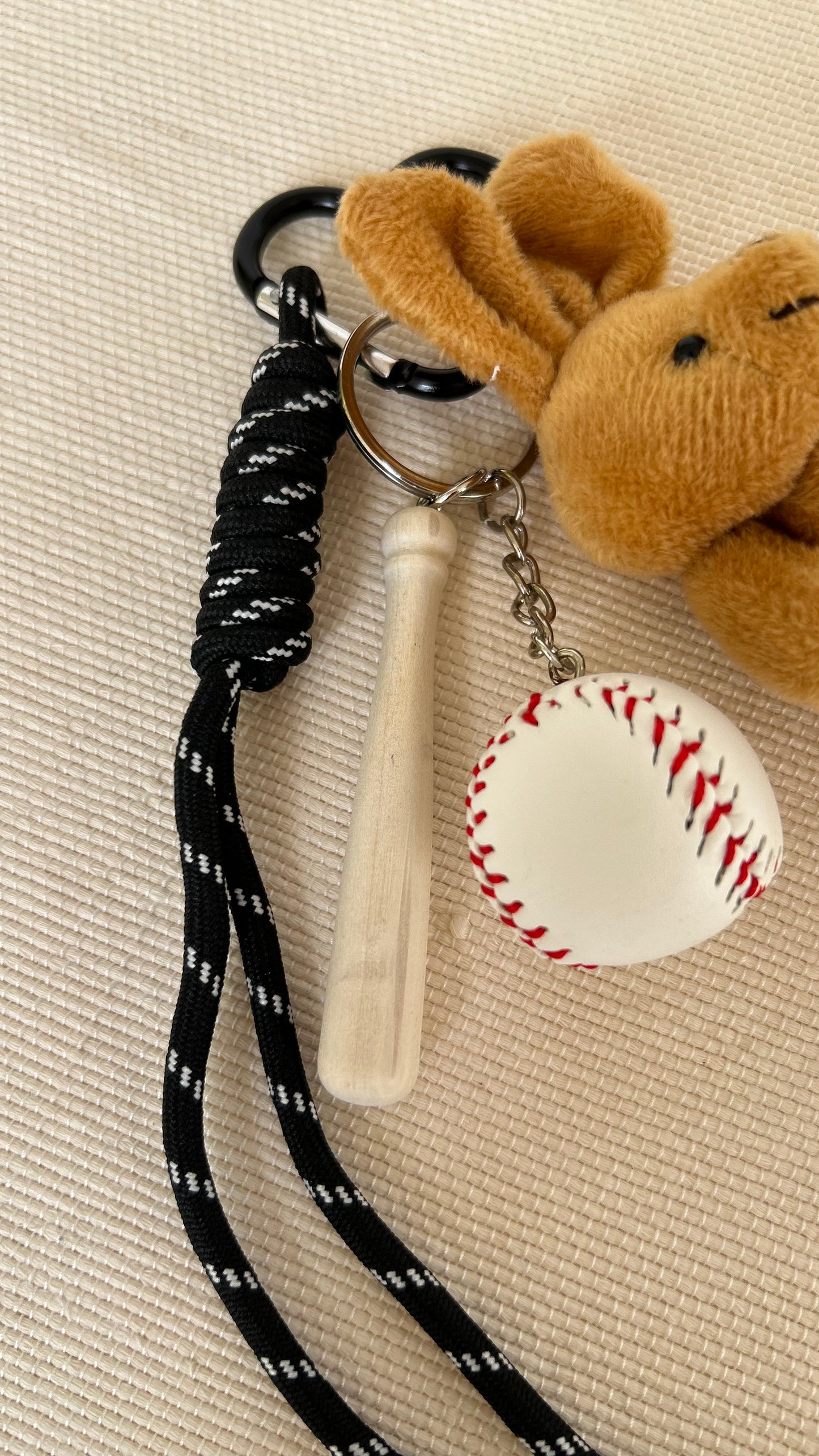 Baseball Bear Charm