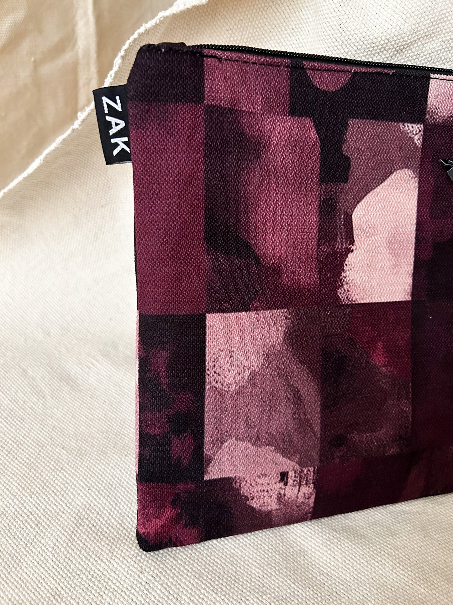 Burgundy Muse Clutch