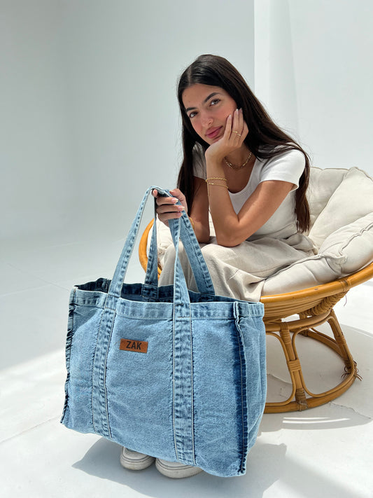 Onda Everyday Tote - Light Denim