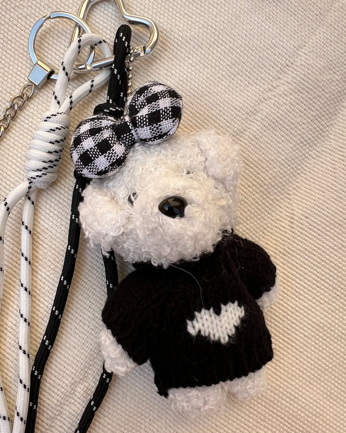 Mochi Teddy Coin Pouch Charm