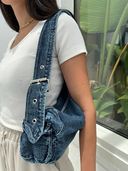 Luna Hobo - Mid Denim
