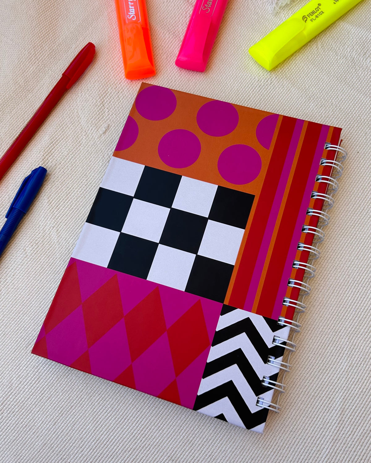 Fuchsia Fiesta Notebook